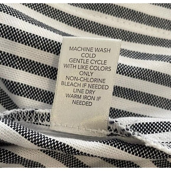 Christopher & Banks NWT Open Cardigan Womens Size 2X Long Sleeve Striped Peasant - Picture 6 of 9